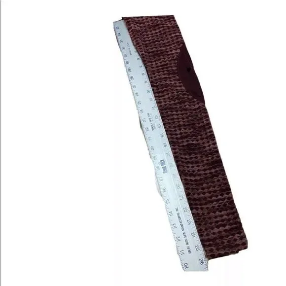 Nike Pro Hyperwarm Training Leggings 933305‎ 652 Burgundy Knit Shorts Spring Gym - Picture 5 of 12